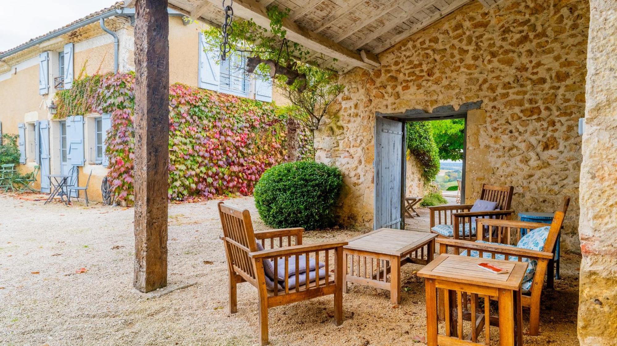 Propriete Le Monneton Bed and Breakfast Sainte-Christie Exteriör bild