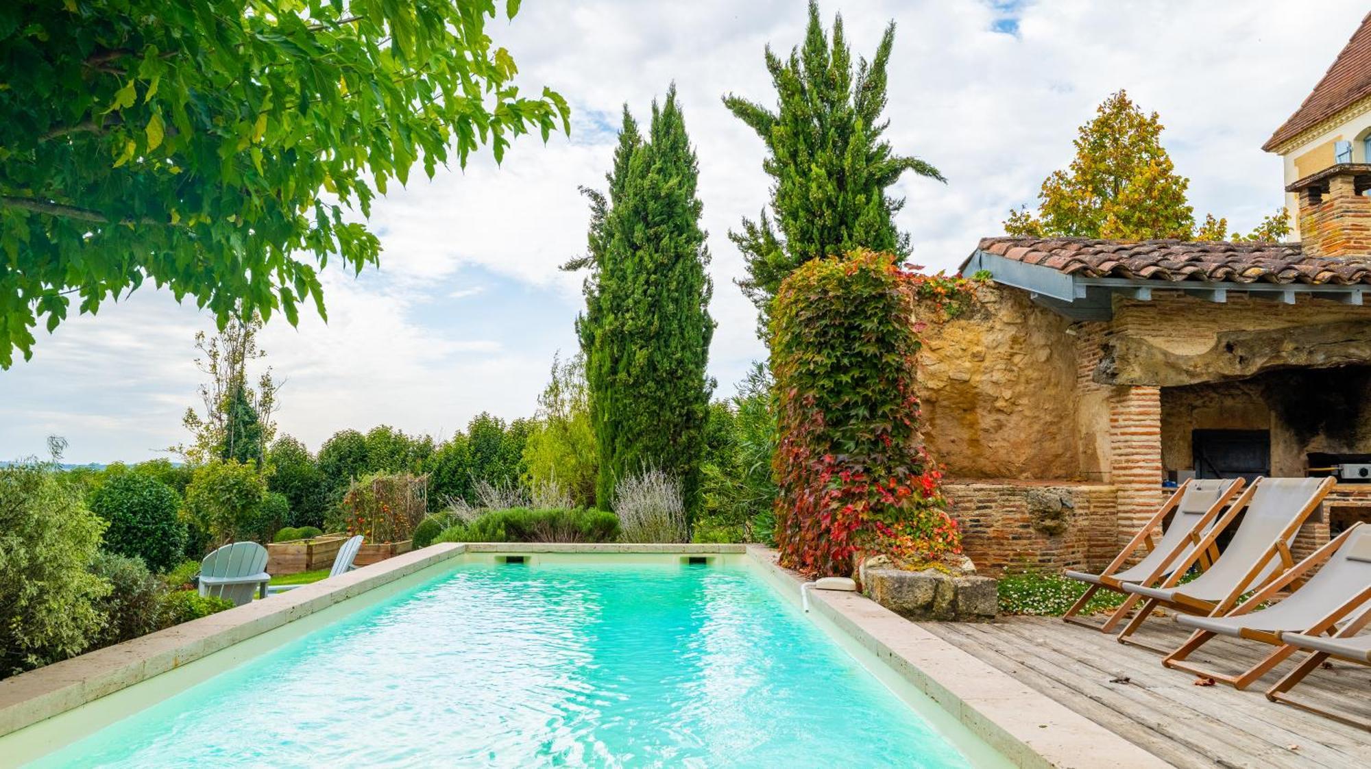 Propriete Le Monneton Bed and Breakfast Sainte-Christie Exteriör bild