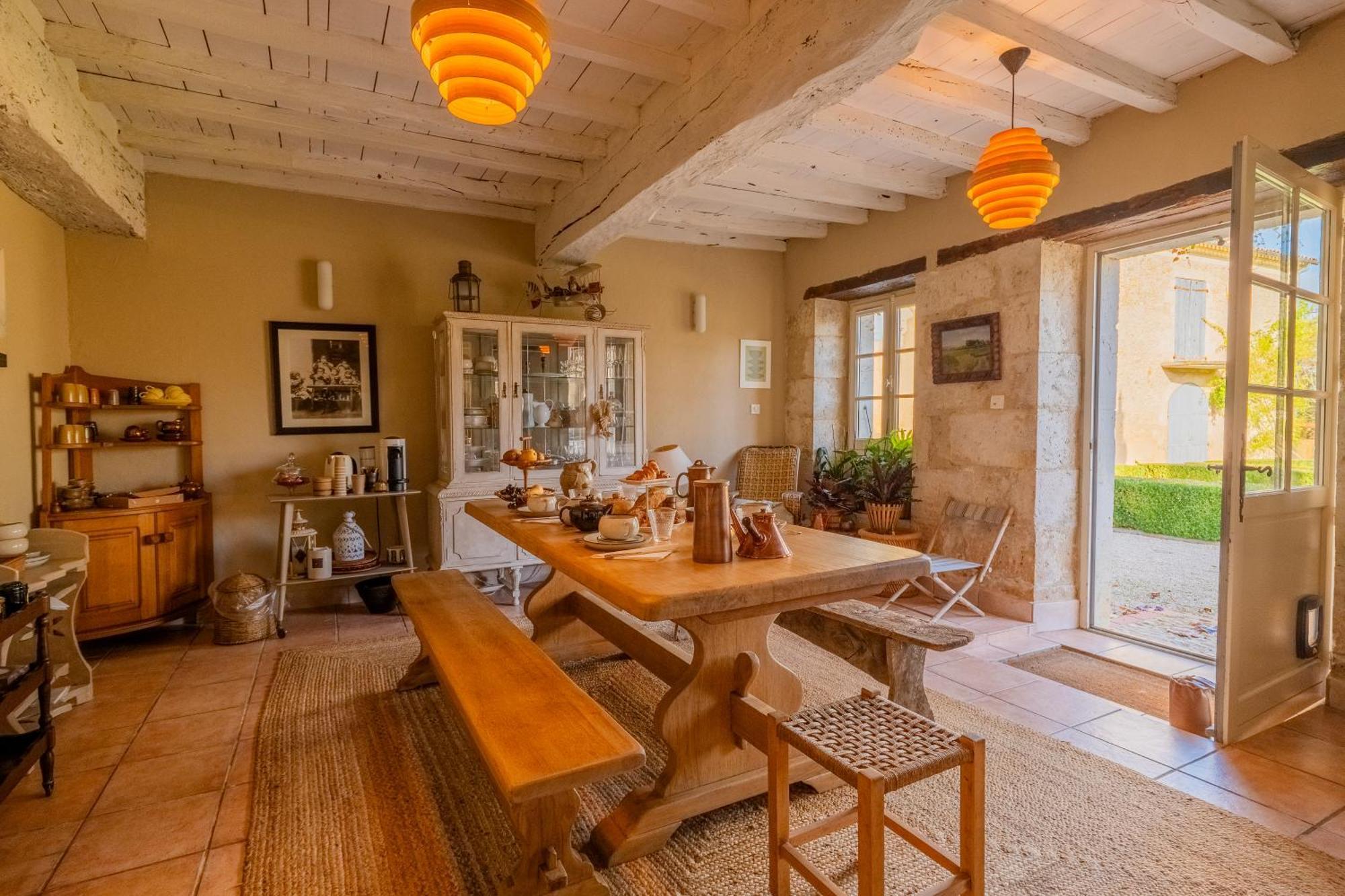 Propriete Le Monneton Bed and Breakfast Sainte-Christie Exteriör bild