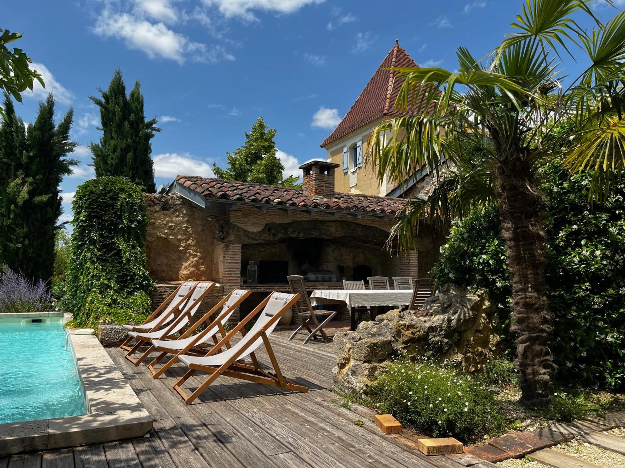 Propriete Le Monneton Bed and Breakfast Sainte-Christie Exteriör bild